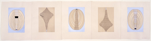 Louise Bourgeois. the puritan: study #16 of 59. 1990-1997
