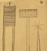 Louise Bourgeois. Plate 6 of 9, from the illustrated book, He Disappeared into Complete Silence, first edition (Example 12). 1947