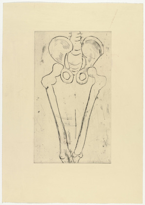 Louise Bourgeois. Untitled, plate 8 of 12, from the portfolio, Anatomy. 1989