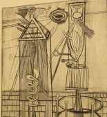 Louise Bourgeois. Plate 7 of 9, from the illustrated book, He Disappeared into Complete Silence, first edition (Example 12). 1947