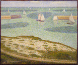 Georges-Pierre Seurat. Port-en-Bessin, Entrance to the Harbor. 1888
