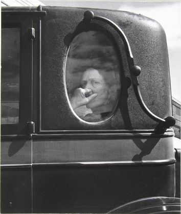 Dorothea Lange. Funeral Cortege, End of an Era in a Small Valley Town, California, 1938. 1938